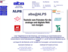 Tablet Screenshot of albs.de